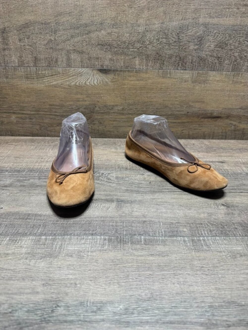 J. Crew Quinn Brown Suede Ballet Flats Women's Size 8